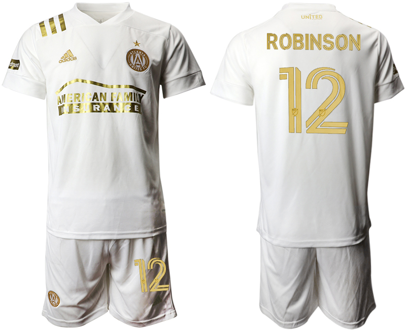 Men 2020-2021 club Atlanta Union away #12 white Soccer Jerseys->other club jersey->Soccer Club Jersey